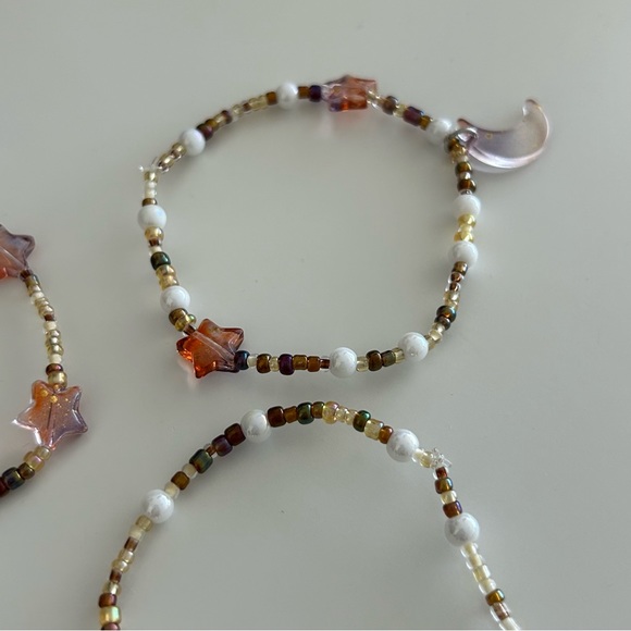 Cute Beaded Stretch Bracelet Stack Set - New - Picture 4 of 11